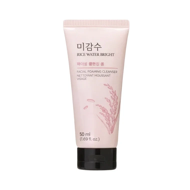 The Face Shop Rice Water Bright Facial Foaming Cleanser 50ml