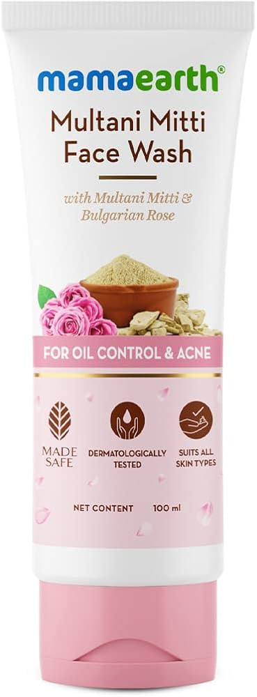Mamaearth Multani Mitti Facewash for Acne & Oil Control 100ml