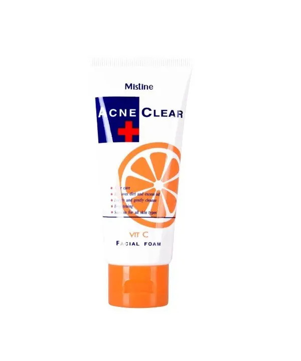 Mistine Acne Clear Vit C Facial Foam 85g – Bright & Clear Skin