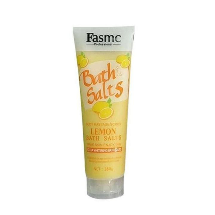 Fasmc Bath Salts Lemon Body Massage Scrub 380g