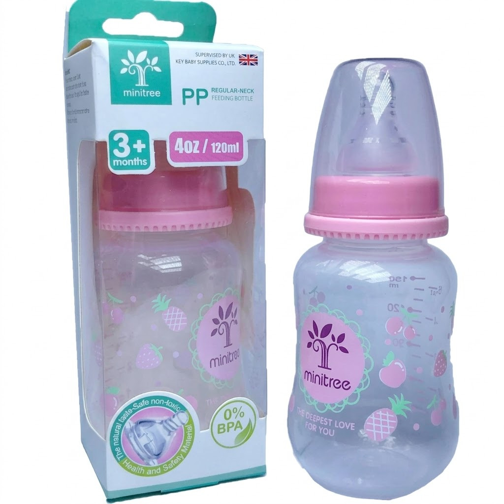 Minitree Baby Feeding PP Bottle 3 month Plus 120 ml