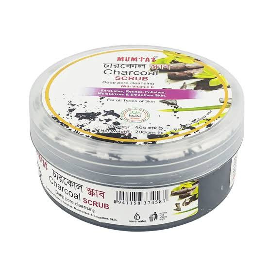 Mumtaz Charcoal Scrub – 200g