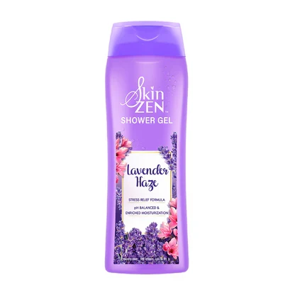 SKINZEN Lavender Haze Shower Gel 250ml ( Loofa Free)