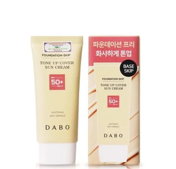 DABO Foundation-Skip Tone Up Cover Sun Cream SPF50+ PA++++ - 50ml