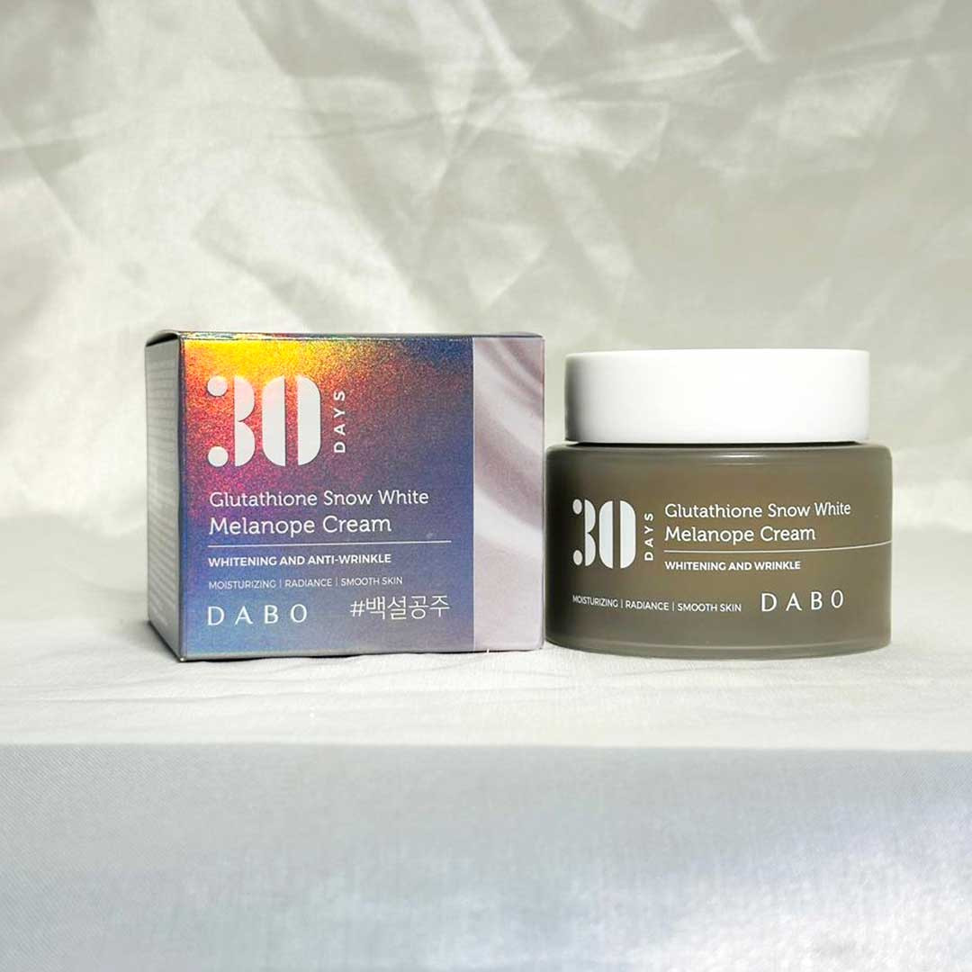 Dabo 30 Days Glutathione Snow White Melanope Cream 100 ml